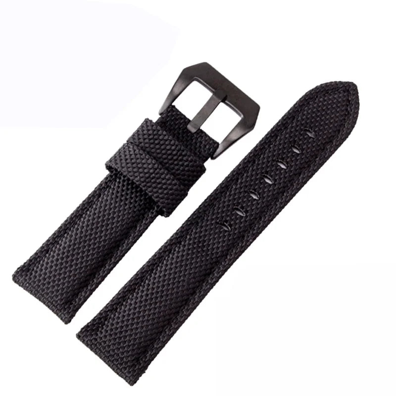 Waterproof Nylon Sport Watchband for Panerai Diesel – 22mm, 24mm, 26mm Genuine Leather Strap