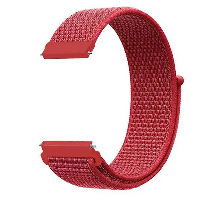 Woven Nylon Strap for Garmin Vivomove Sport, Venu 2 Plus, Vivo WATCH 2, Xiaomi S1, TicWatch GTK/GTA