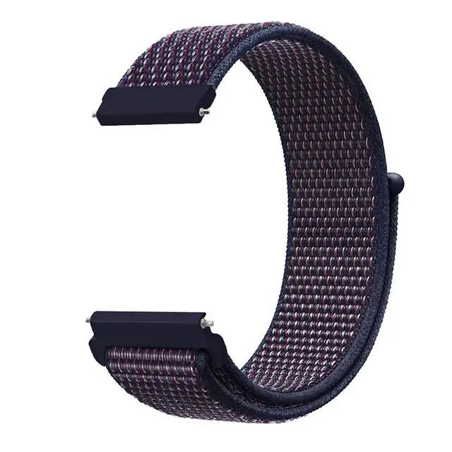 Woven Nylon Strap for Garmin Vivomove Sport, Venu 2 Plus, Vivo WATCH 2, Xiaomi S1, TicWatch GTK/GTA