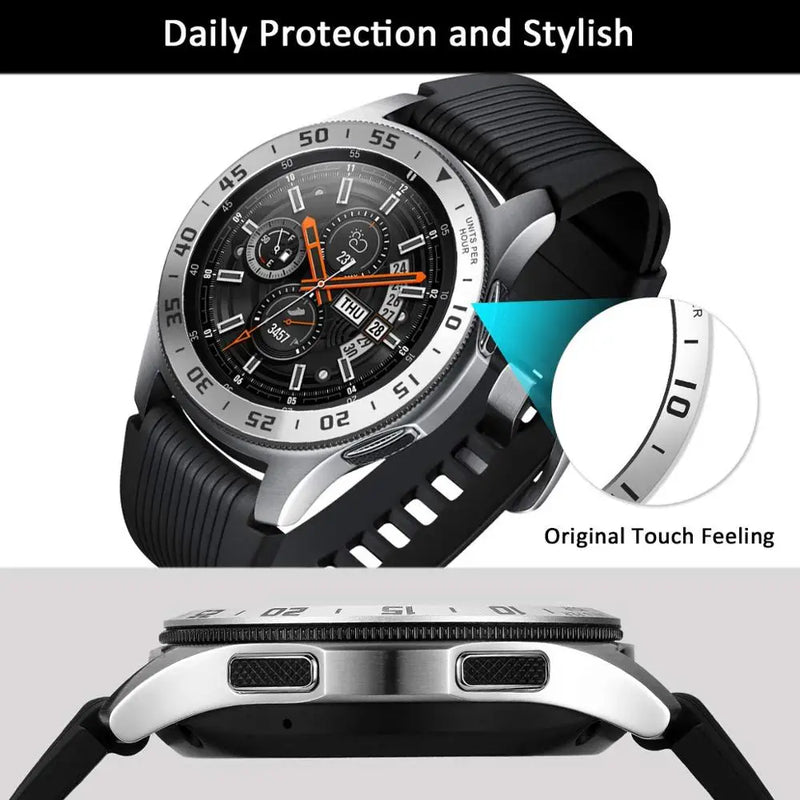 Bezel Ring for Samsung Galaxy Watch 4 Classic/Gear S3/Watch 3 - 41-46mm - Metal Protector