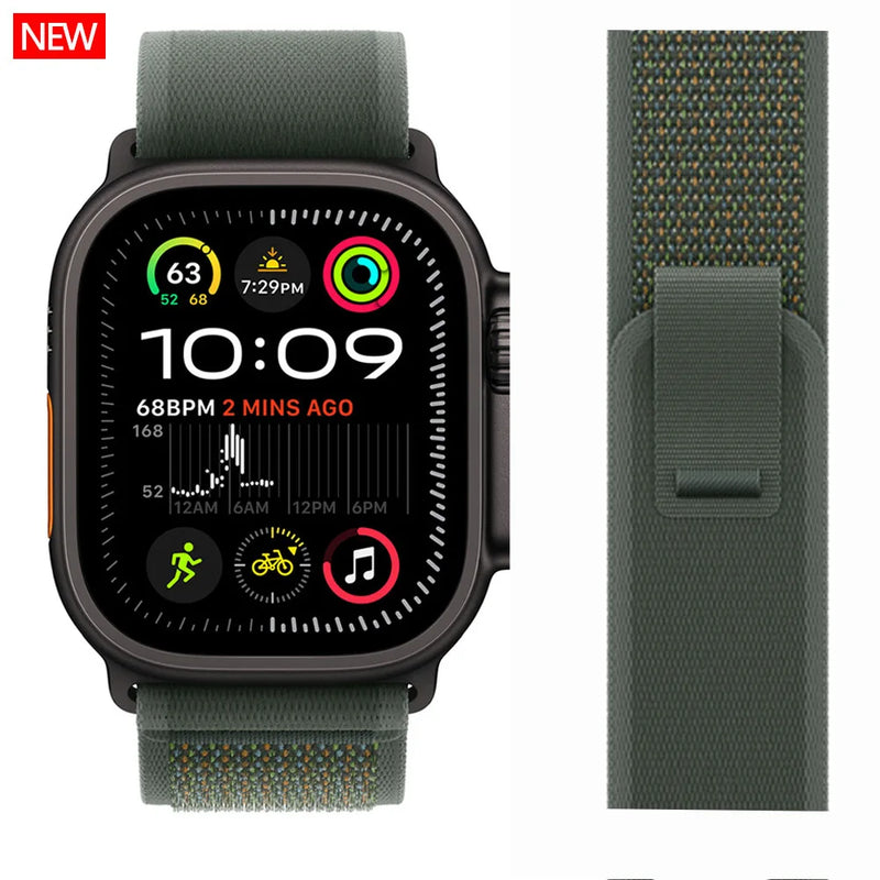 Trail Loop Band for Apple Watch Series – Lightweight Nylon Strap