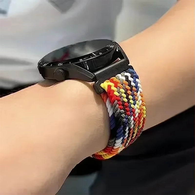 Nylon Loop Strap (20mm/22mm) for Samsung Galaxy, Huawei GT, Amazfit, Xiaomi: Comfortable and Stylish