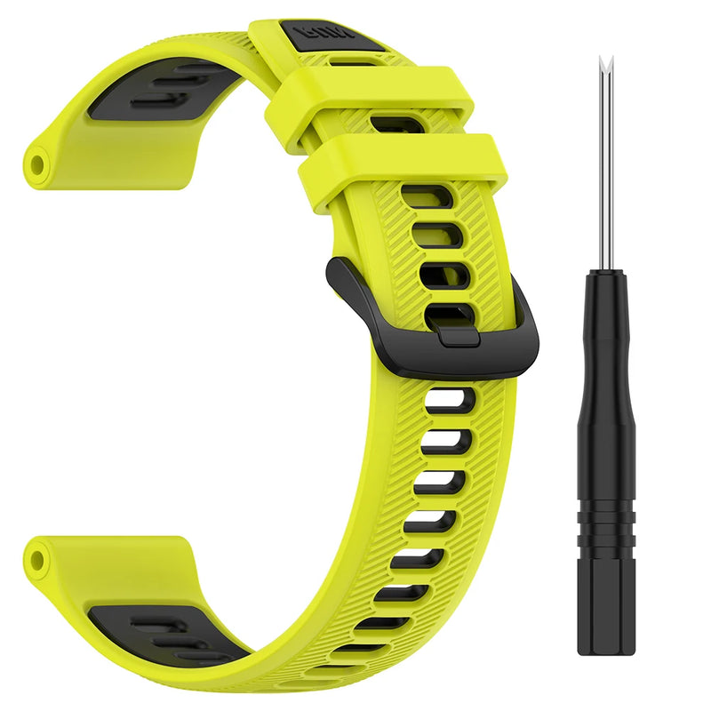 Sport Silicone Strap for Garmin Forerunner 965, 955 Solar, 945 LTE, 935, 745 – Watchband Accessories