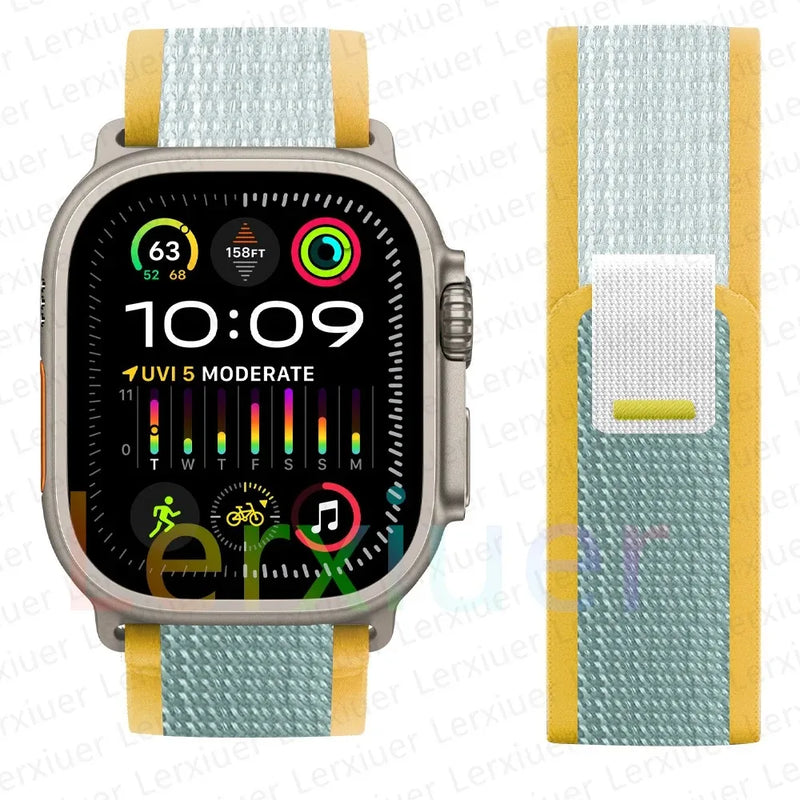 Trail Loop Band for Apple Watch Series – Lightweight Nylon Strap