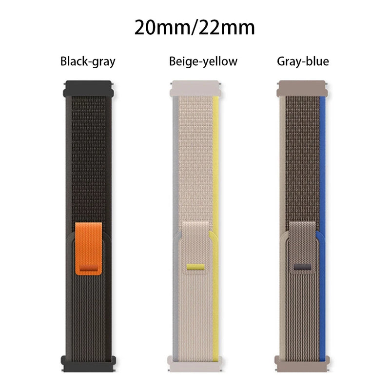 Sport Nylon Band for COROS PACE 3, PACE 2, APEX 2 Pro, APEX 46mm, APEX 42mm – Trail Loop Strap