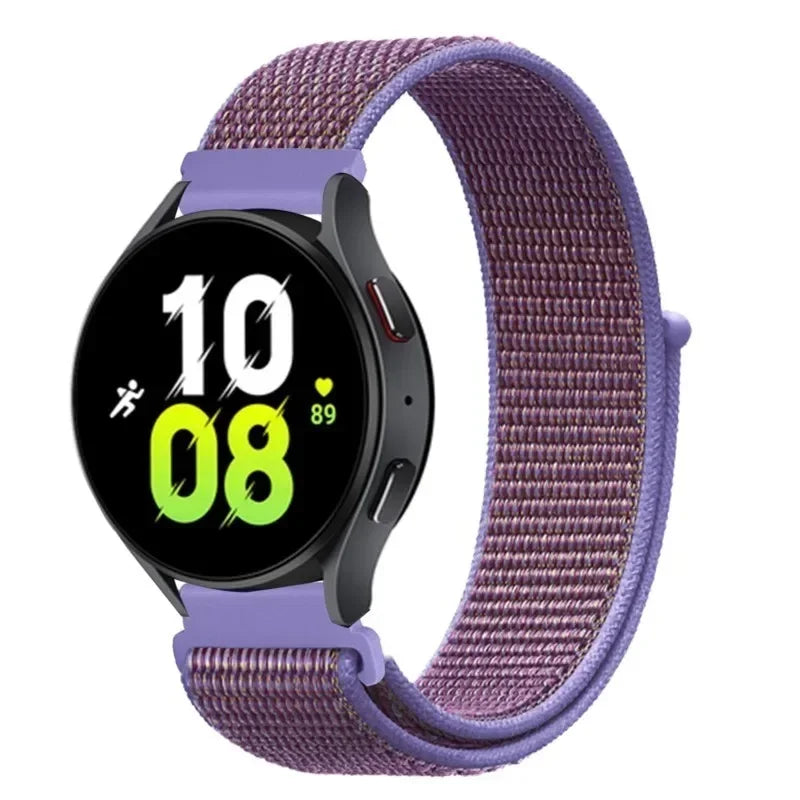 Nylon Loop Strap (20mm/22mm) for Samsung Galaxy, Huawei GT, Amazfit, Garmin, Xiaomi: Comfortable and Stylish