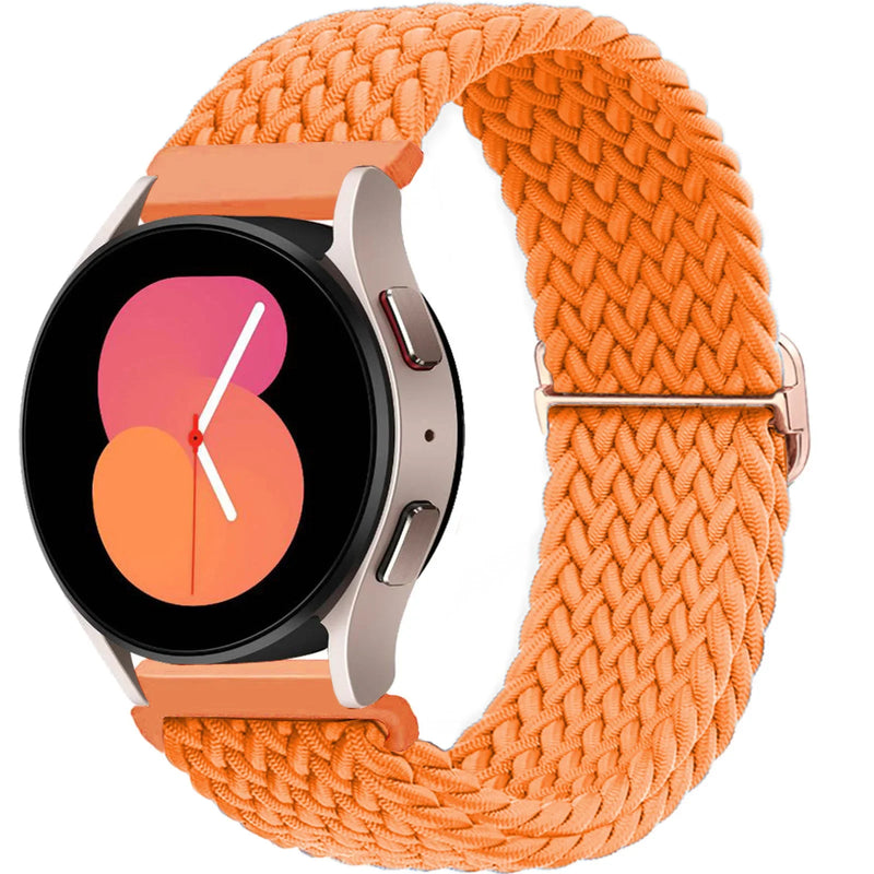 Braided Solo Loop Strap for Samsung Galaxy Watch 4/5/6/5 Pro, Huawei GT 2e/3/4 20mm or 22mm