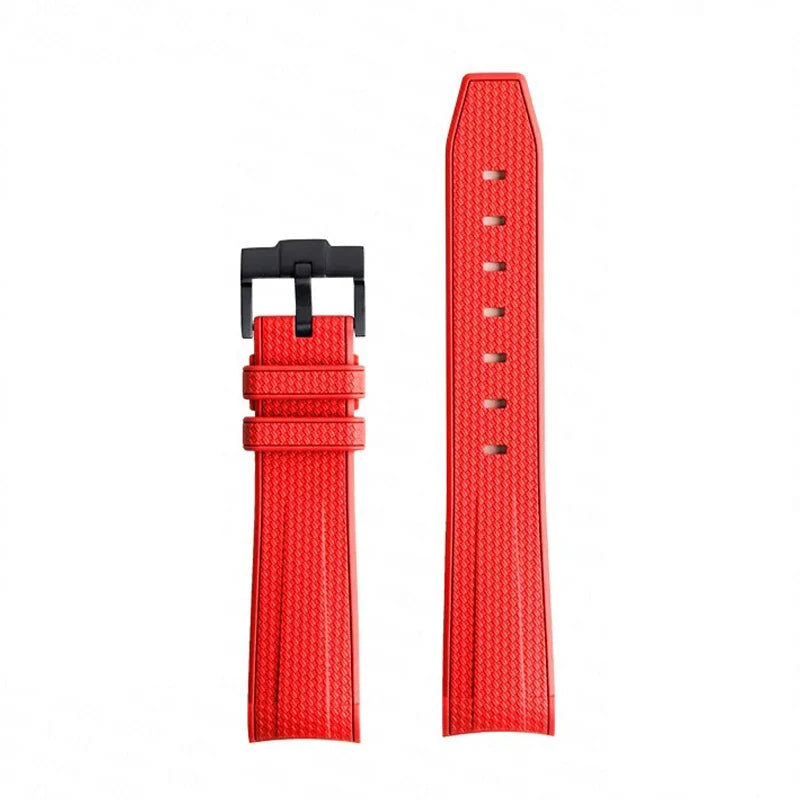 Silicone Strap for Swatch X Omega Moonswatch Stainless Steel Buckle 20mm 22mm Waterproof Band