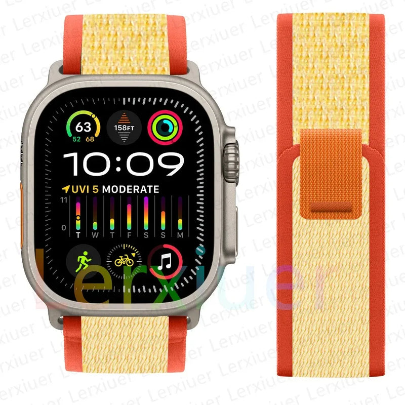 Trail Loop Band for Apple Watch Series – Lightweight Nylon Strap