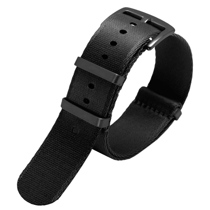 Breathable Soft Nylon Watchband – 20mm & 22mm Strap for Omega, Longines, Seiko, Casio, Mido