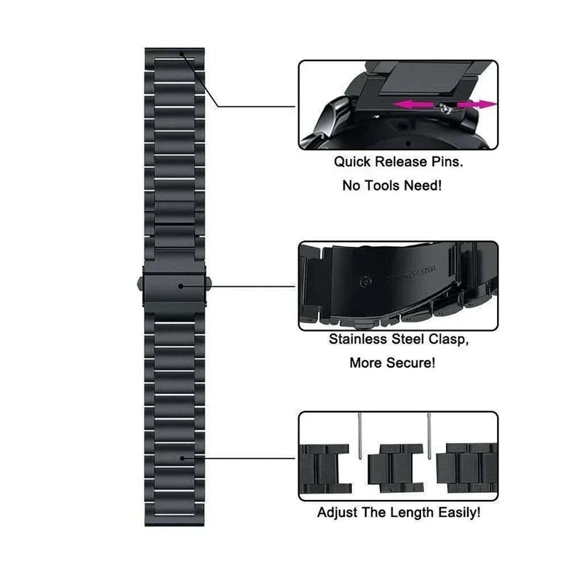 Stainless Steel Bracelet Strap for SUUNTO RACE/RACE S Smartwatch