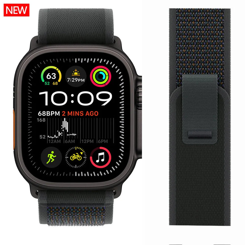 Trail Loop Band for Apple Watch Series – Lightweight Nylon Strap