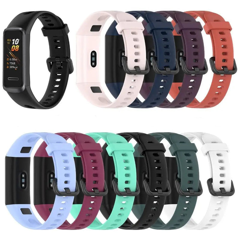 Silicone Wrist Strap for Huawei Band 4 / Honor Band 5i – Adjustable Replacement Band