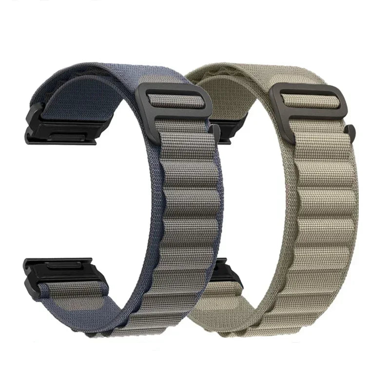 Nylon QuickFit Strap 22mm & 26mm for Garmin Fenix 5X, 6X, 7X, 7 Pro, 8  Tactix 7, Forerunner 965