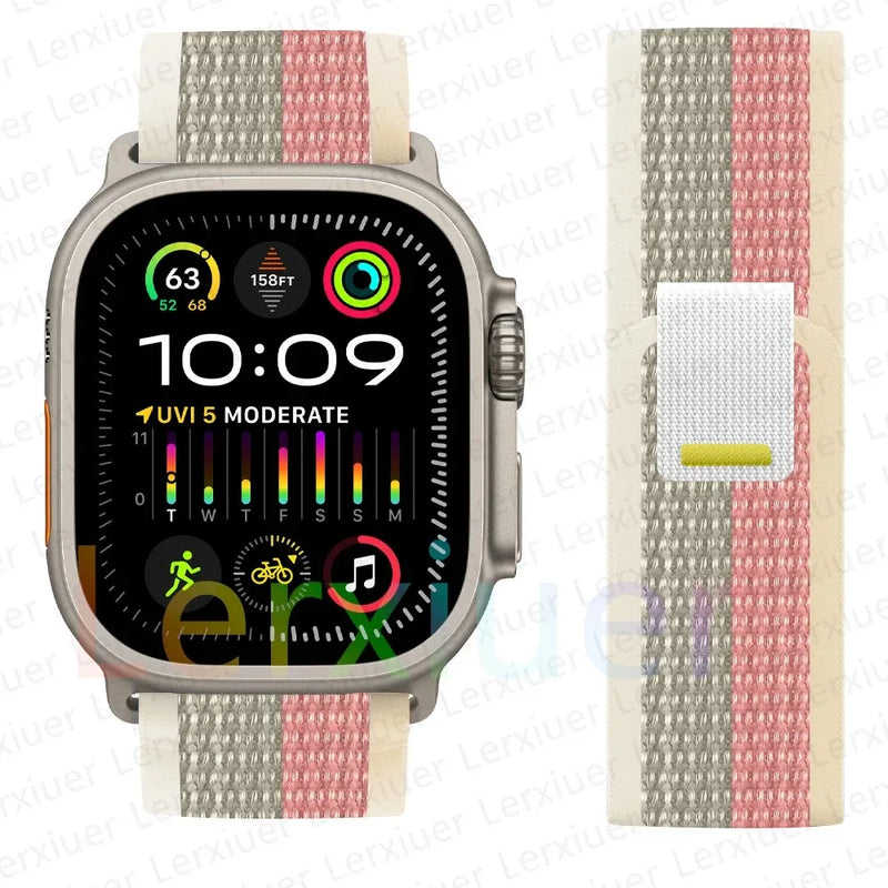 Trail Loop Band for Apple Watch Series – Lightweight Nylon Strap