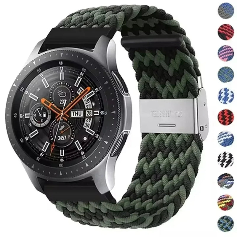 Nylon Loop Strap (20mm/22mm) for Samsung Galaxy, Huawei GT, Amazfit, Xiaomi: Comfortable and Stylish