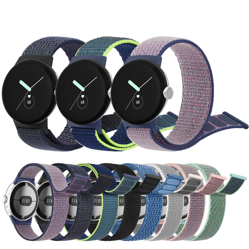 Breathable Nylon Strap for Google Pixel Watch – Lightweight and Comfortable Smartwatch Band