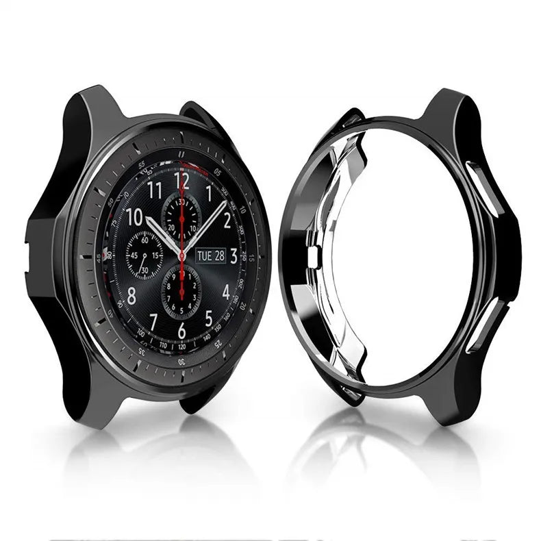 TPU Plated Screen Protector Case for Samsung Galaxy Watch 46/42mm & Gear S3 - Bumper Cover