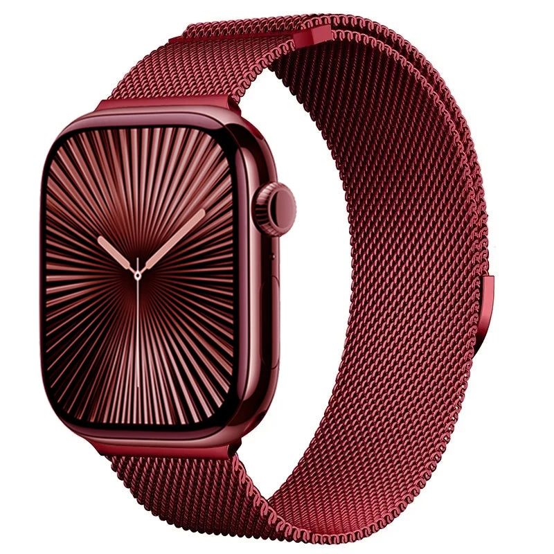 Milanese Magnetic Strap for Apple Watch – Ultra 2, Series 10, 9, 8, 7,  6, 5, 4, SE, 3, 2, 1