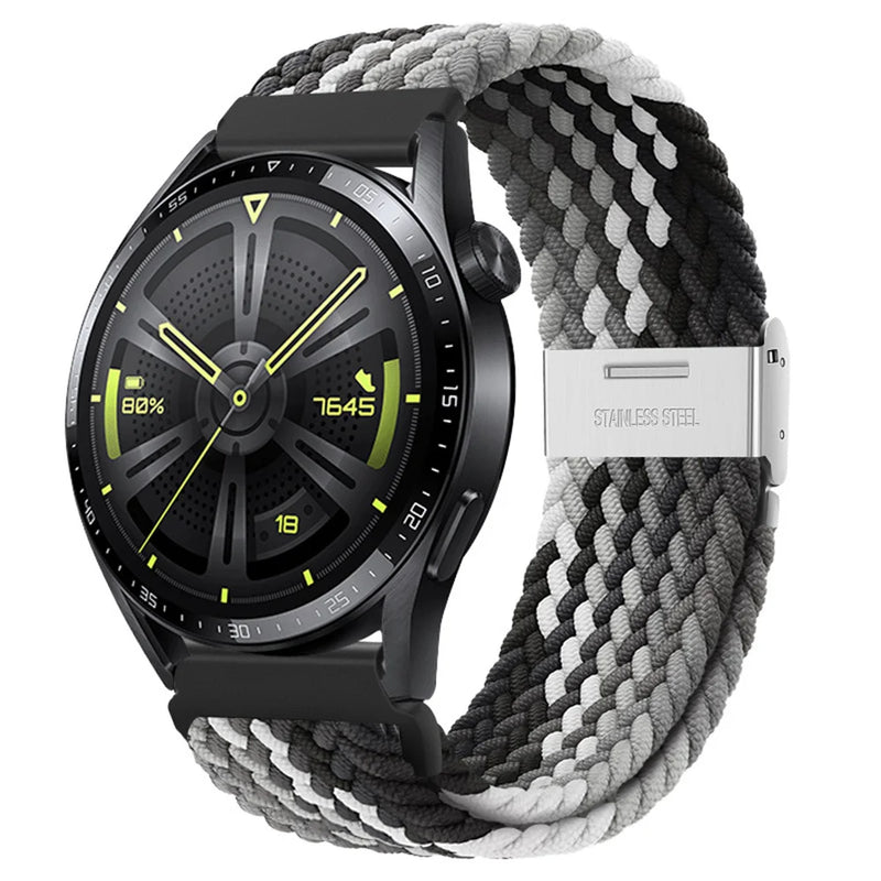 Nylon Strap (20mm/22mm) for Samsung Galaxy, Huawei GT, Garmin, Amazfit, Xiaomi: Stylish and Durable