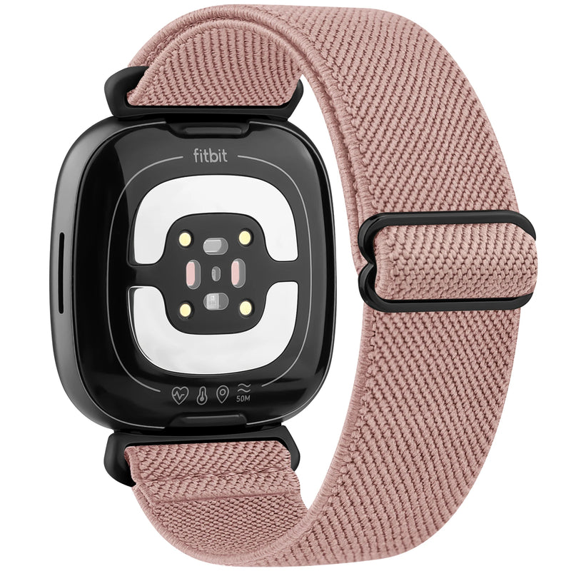 Adjustable Elastic Nylon Strap for Fitbit Versa 3/4, Sense & Sense 2 – Comfortable & Breathable