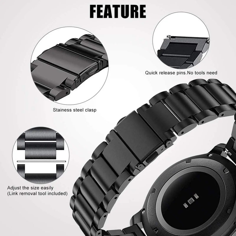 Stainless Steel Strap for Huawei Honor Watch GS Pro – Elegant and Durable Metal Watchband