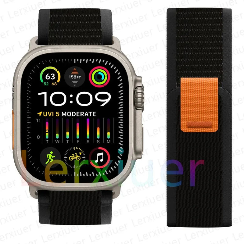 Trail Loop Band for Apple Watch Series – Lightweight Nylon Strap