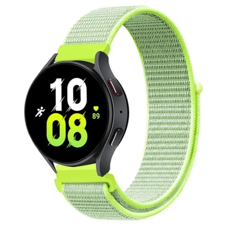 Nylon Loop Strap (20mm/22mm) for Samsung Galaxy, Huawei GT, Amazfit, Garmin, Xiaomi: Comfortable and Stylish