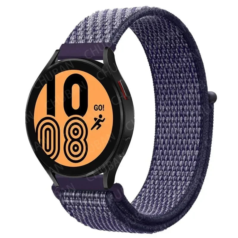 Nylon Loop Strap (20mm/22mm) for Samsung Galaxy, Huawei GT, Amazfit, Garmin, Xiaomi: Comfortable and Stylish