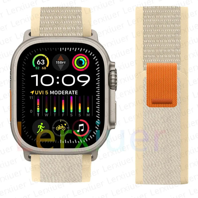 Trail Loop Band for Apple Watch Series – Lightweight Nylon Strap