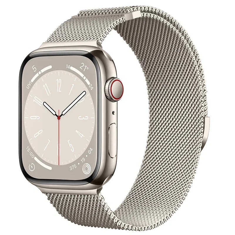 Milanese Magnetic Strap for Apple Watch – Ultra 2, Series 10, 9, 8, 7,  6, 5, 4, SE, 3, 2, 1