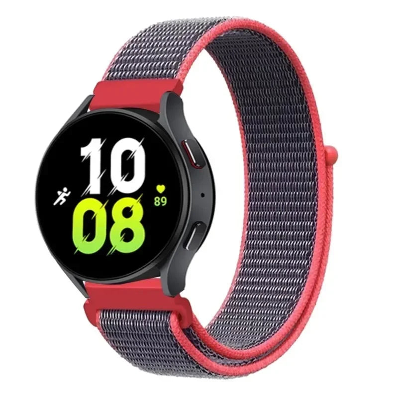 Nylon Loop Strap (20mm/22mm) for Samsung Galaxy, Huawei GT, Amazfit, Garmin, Xiaomi: Comfortable and Stylish