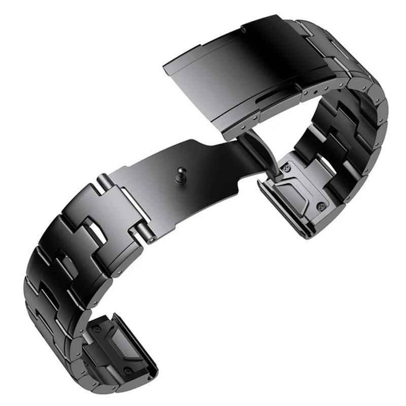 22mm & 26mm QuickFit Titanium Metal Band for Garmin Fenix 7X, 7, 6X Pro, 5X Plus, Instinct, Epix