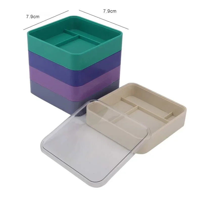 Impact resistant individual containers to organize small parts, crafts, beads, jewelry and watch fittings.
Individual containers with clapboard to keep items separate and organized.
With 5 layers, keep small items separated a