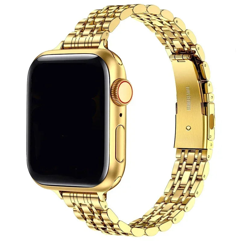 Stainless Steel Strap for Apple Watch Ultra 2, Series 10,9,8,SE,7,6 – 49mm,45mm,44mm,42mm,41mm, 40mm