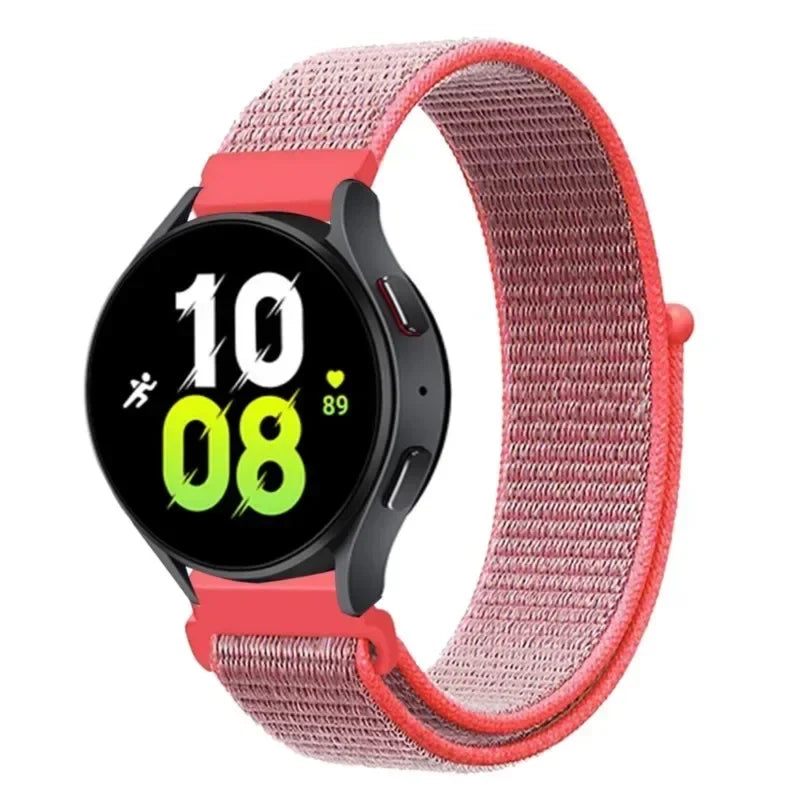 Nylon Loop Strap (20mm/22mm) for Samsung Galaxy, Huawei GT, Amazfit, Garmin, Xiaomi: Comfortable and Stylish