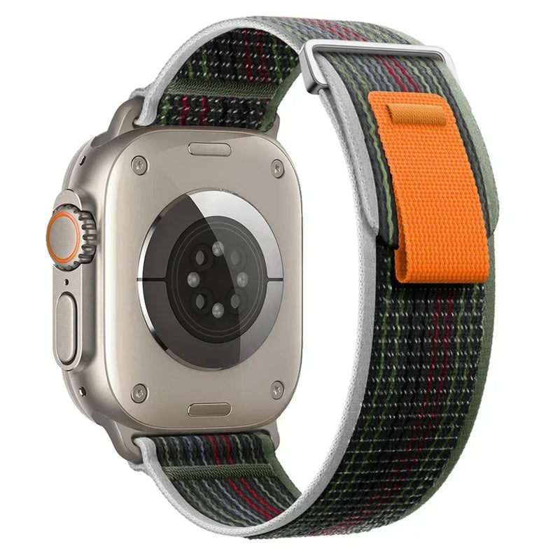 Trail Loop Nylon Strap For Apple Watch Ultra 2, Series 10, 9, 8, 7, SE, and More – Breathable Sports Wristband