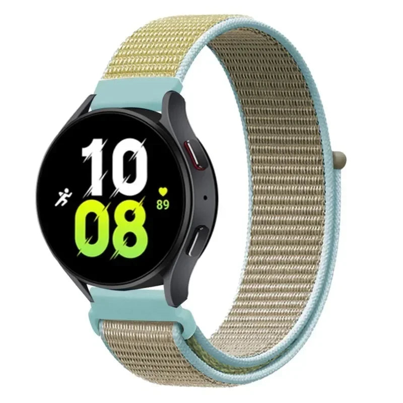 Nylon Loop Strap (20mm/22mm) for Samsung Galaxy, Huawei GT, Amazfit, Garmin, Xiaomi: Comfortable and Stylish