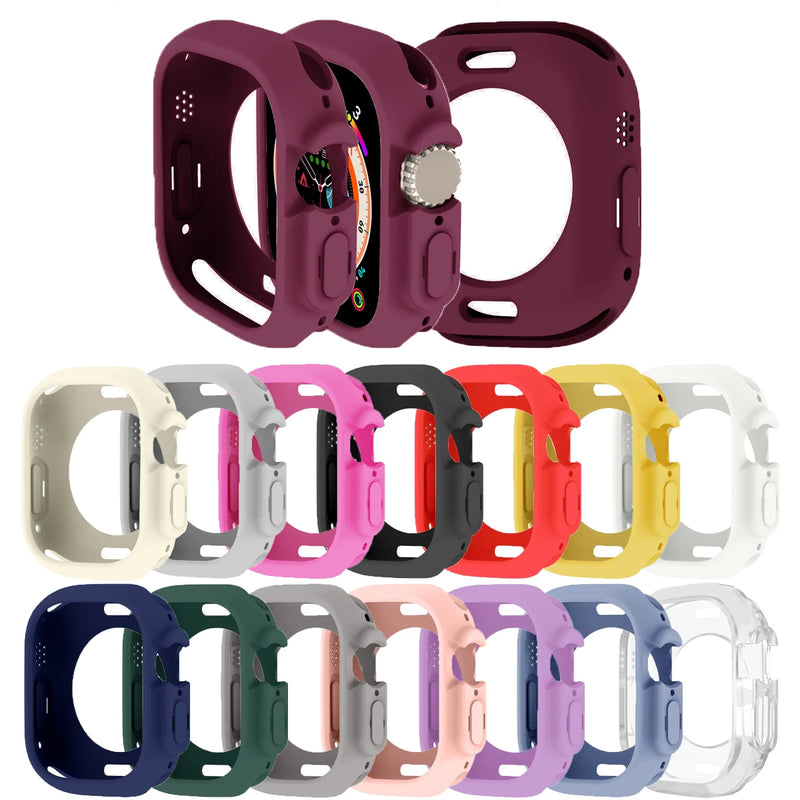 TPU soft case for Apple Watch 987654 Se Apple Watch Series 40mm 44mm 41mm 45mm 49mm Ultra case