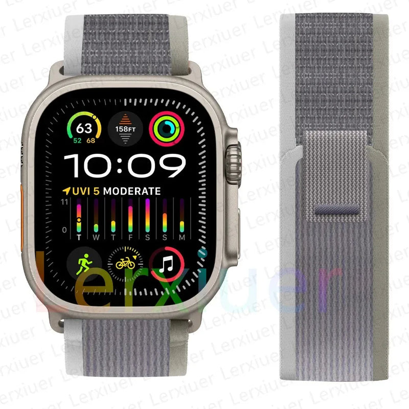 Trail Loop Band for Apple Watch Series – Lightweight Nylon Strap