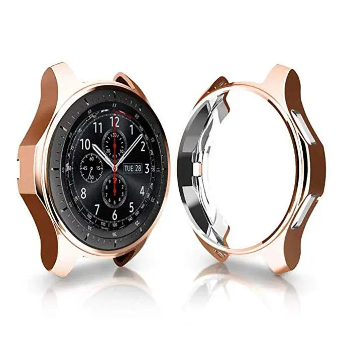 TPU Plated Screen Protector Case for Samsung Galaxy Watch 46/42mm & Gear S3 - Bumper Cover