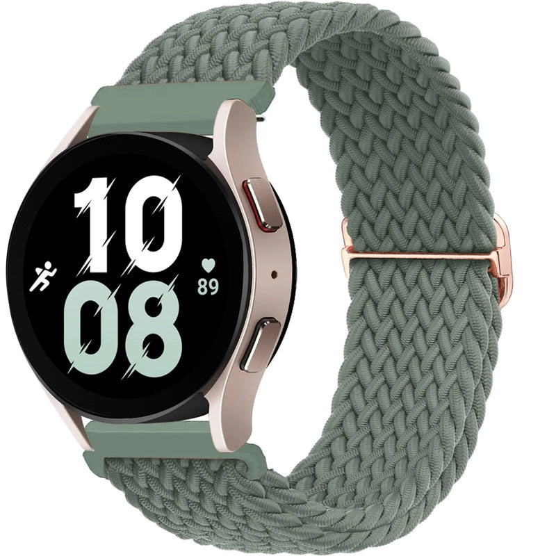 Braided Solo Loop Strap for Samsung Galaxy Watch 4/5/6/5 Pro, Huawei GT 2e/3/4 20mm or 22mm