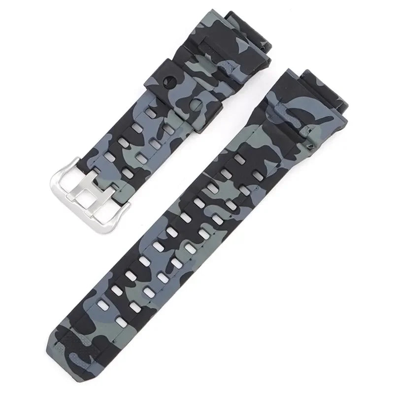 Camo TPU Replacement Strap for Casio G-SHOCK GW-9400 – Durable & Stylish Watchband