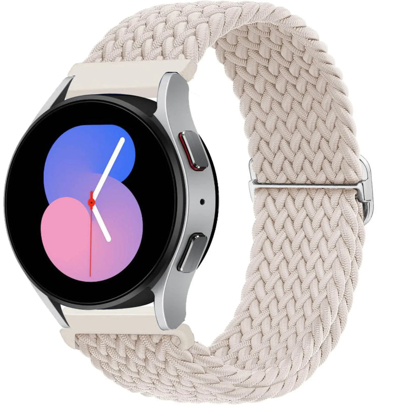 Braided Solo Loop Strap for Samsung Galaxy Watch 4/5/6/5 Pro, Huawei GT 2e/3/4 20mm or 22mm