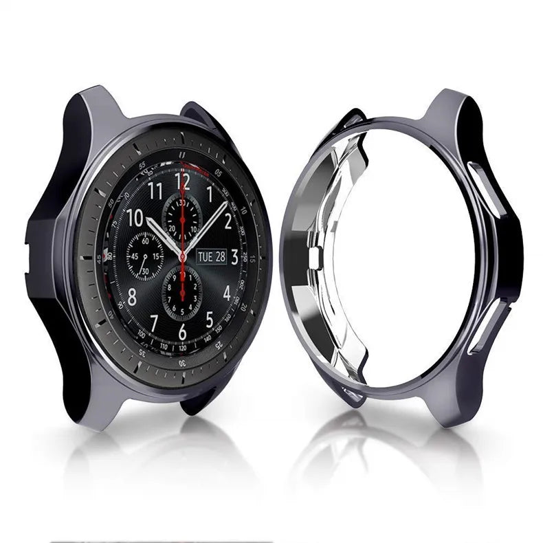 TPU Plated Screen Protector Case for Samsung Galaxy Watch 46/42mm & Gear S3 - Bumper Cover