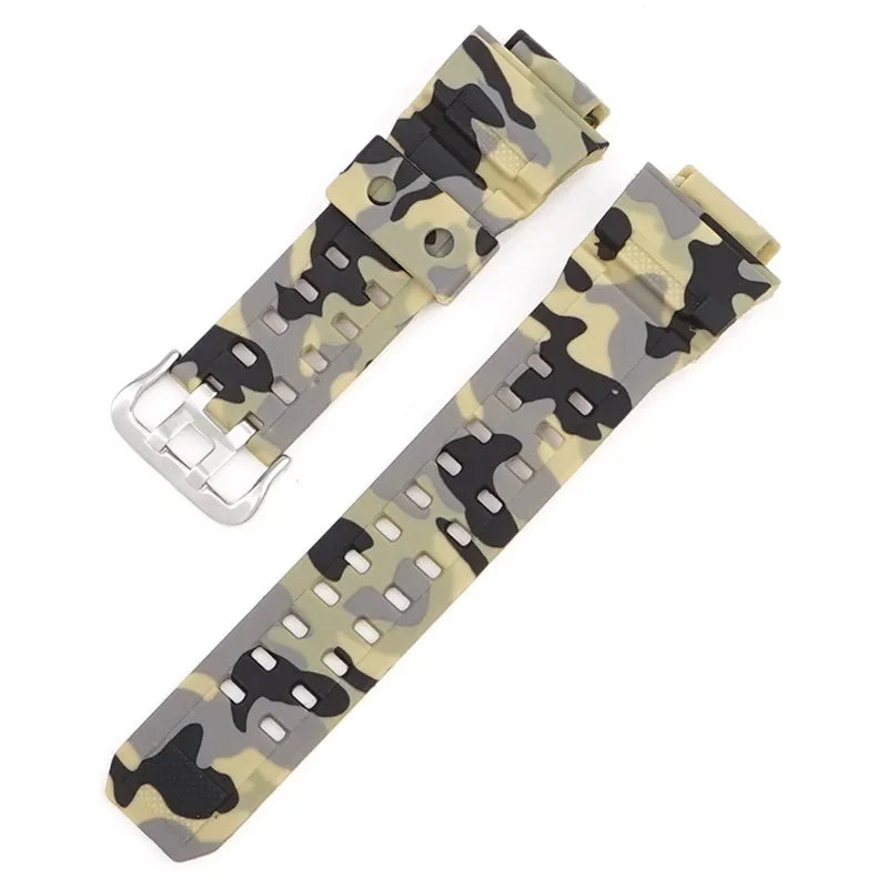 Camo TPU Replacement Strap for Casio G-SHOCK GW-9400 – Durable & Stylish Watchband