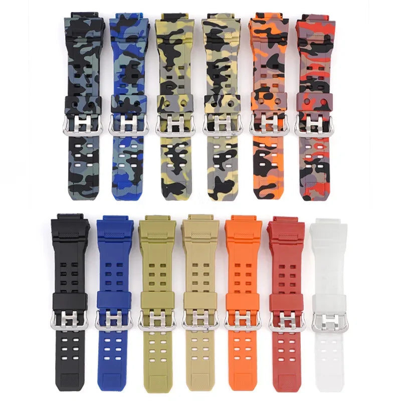 Camo TPU Replacement Strap for Casio G-SHOCK GW-9400 – Durable & Stylish Watchband