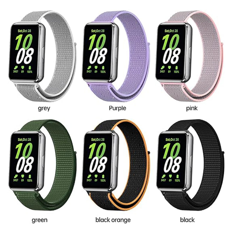 Nylon Band for Samsung Galaxy Fit 3 – Sport & Fitness Strap for Men & Women