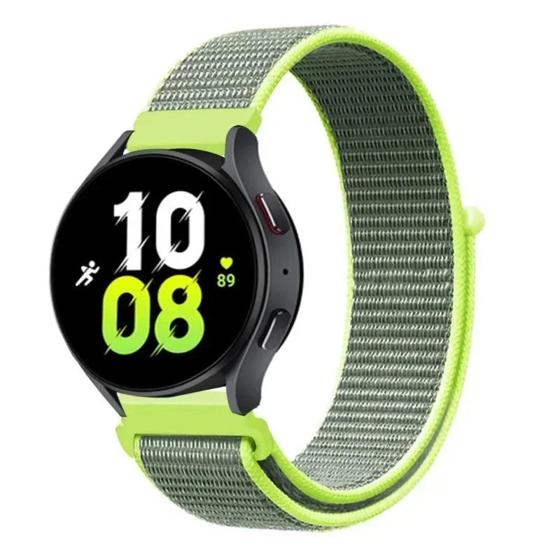 Nylon Loop Strap (20mm/22mm) for Samsung Galaxy, Huawei GT, Amazfit, Garmin, Xiaomi: Comfortable and Stylish