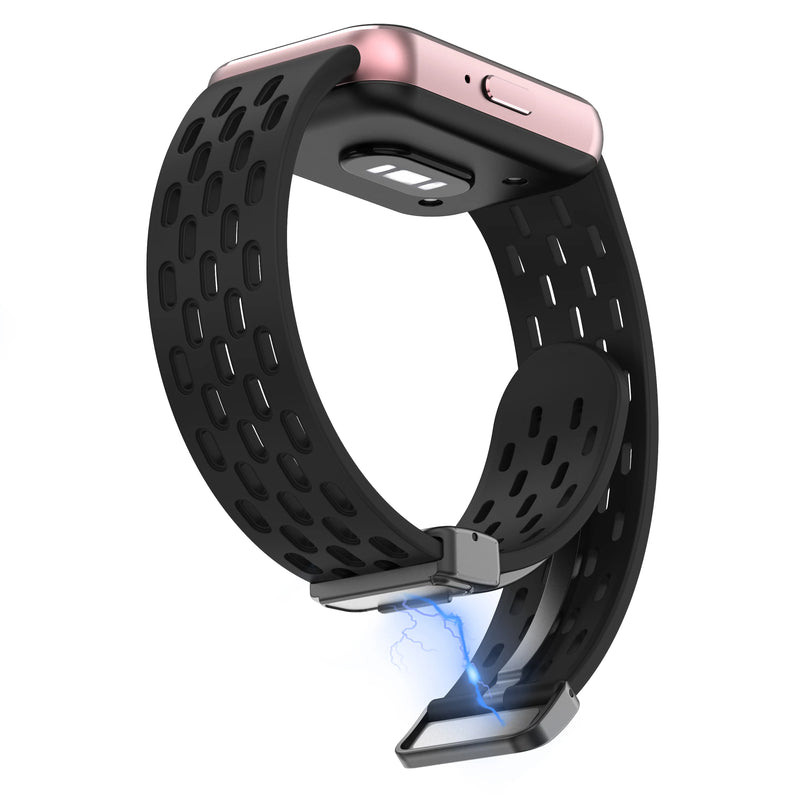 Magnetic D Buckle Sports Silicone Band for Samsung Galaxy Fit 3 SM-R390 – Comfortable & Secure Fit